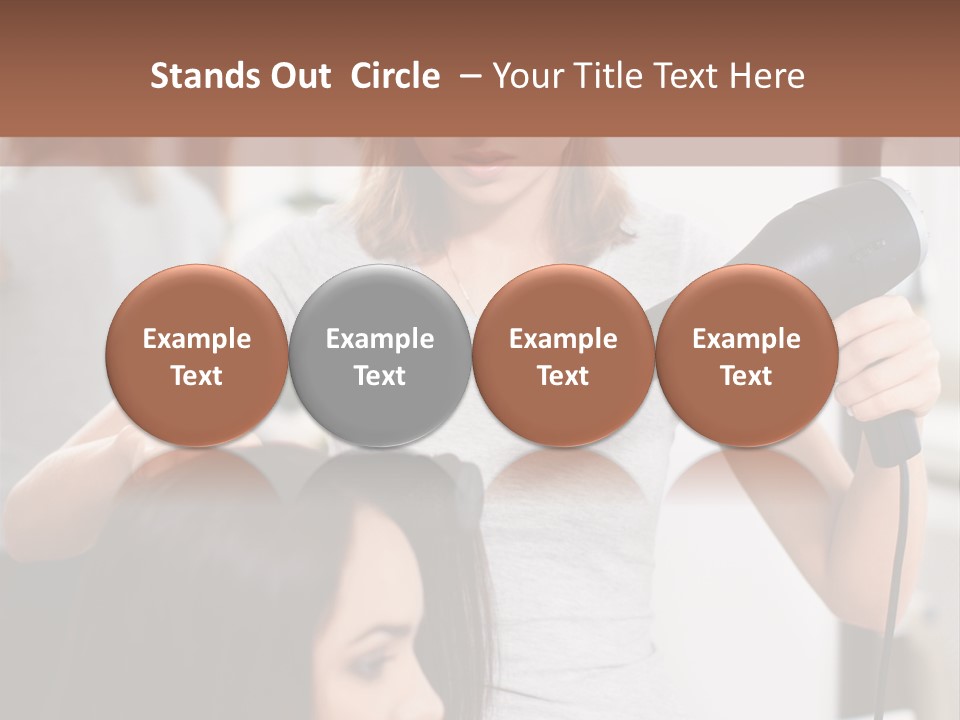 Woman Care Barbershop PowerPoint Template