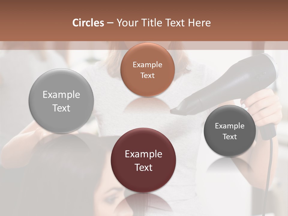 Woman Care Barbershop PowerPoint Template