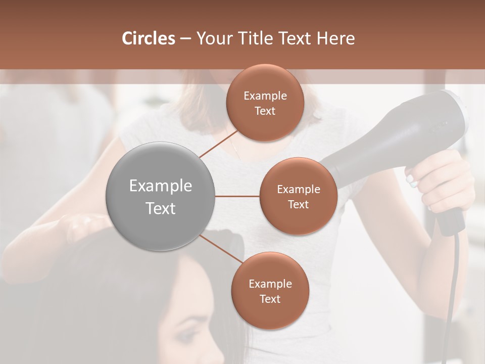 Woman Care Barbershop PowerPoint Template