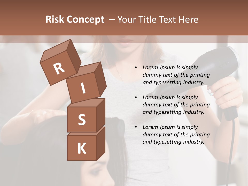 Woman Care Barbershop PowerPoint Template