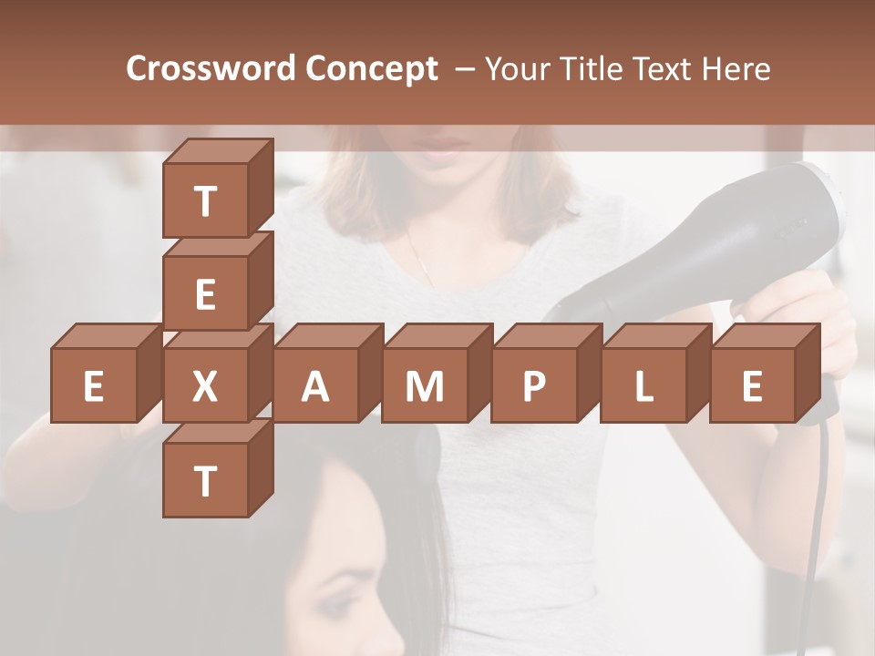 Woman Care Barbershop PowerPoint Template