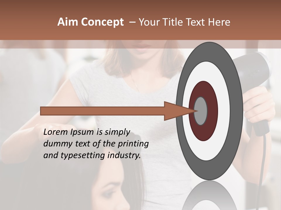 Woman Care Barbershop PowerPoint Template