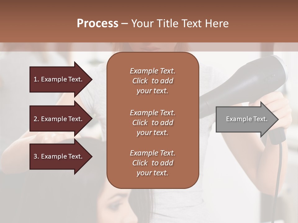 Woman Care Barbershop PowerPoint Template