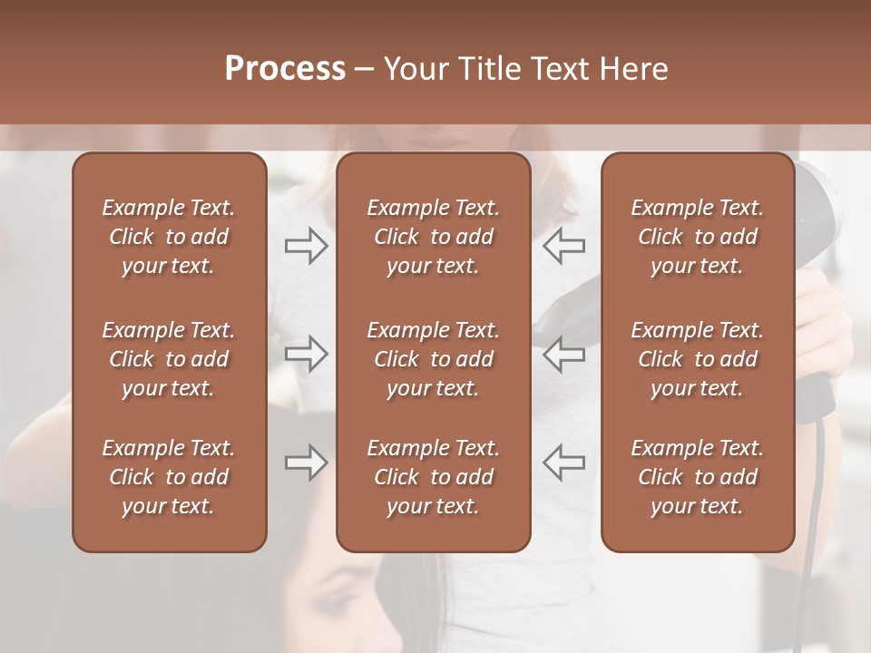 Woman Care Barbershop PowerPoint Template