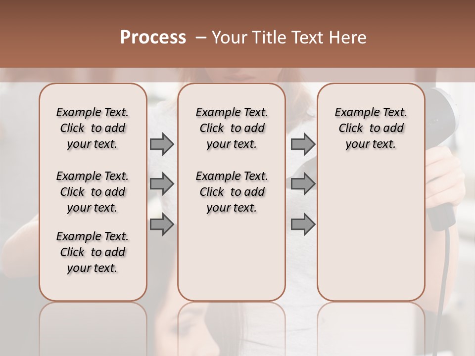 Woman Care Barbershop PowerPoint Template