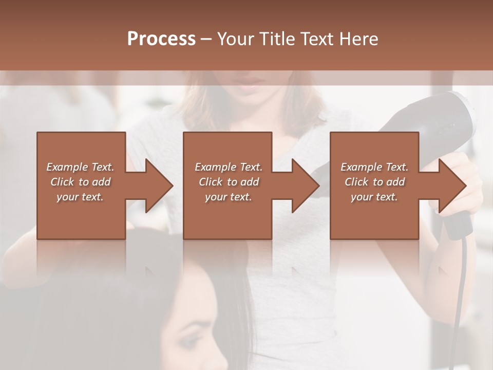 Woman Care Barbershop PowerPoint Template