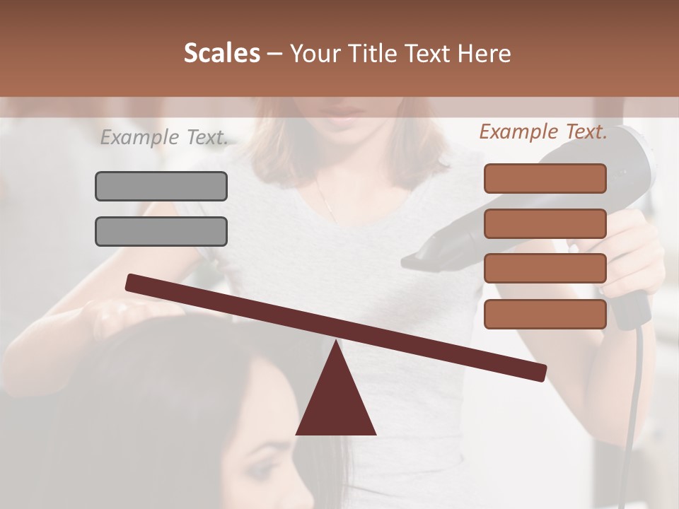 Woman Care Barbershop PowerPoint Template