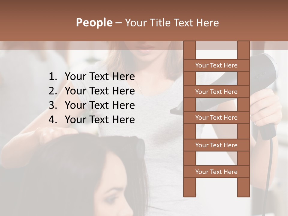 Woman Care Barbershop PowerPoint Template