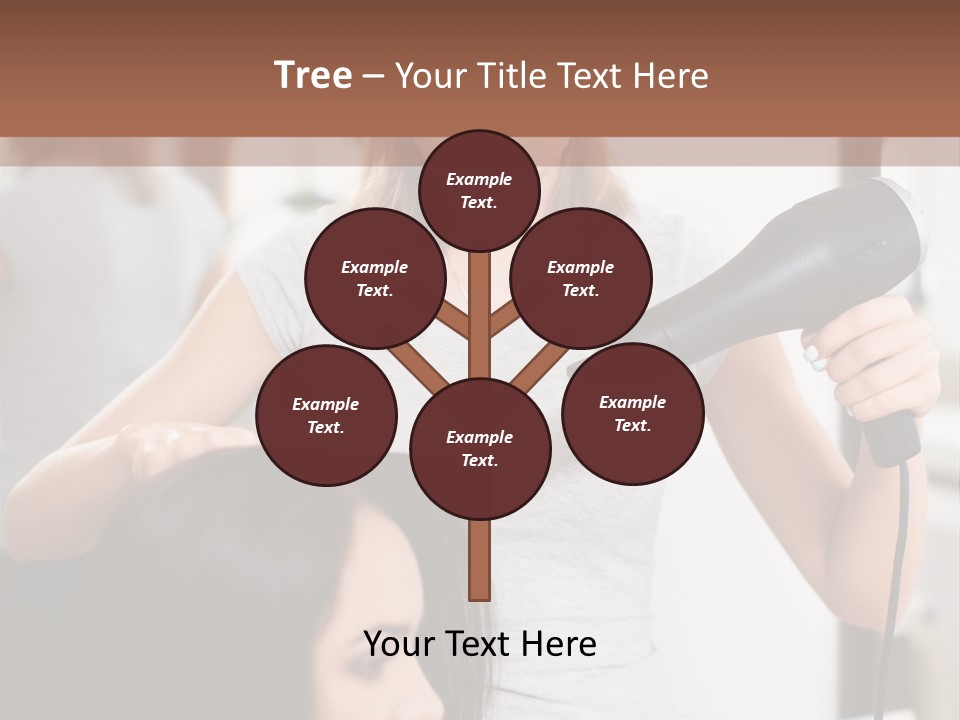 Woman Care Barbershop PowerPoint Template