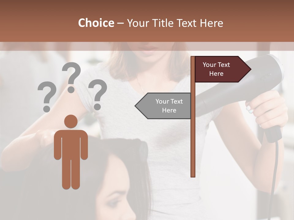 Woman Care Barbershop PowerPoint Template