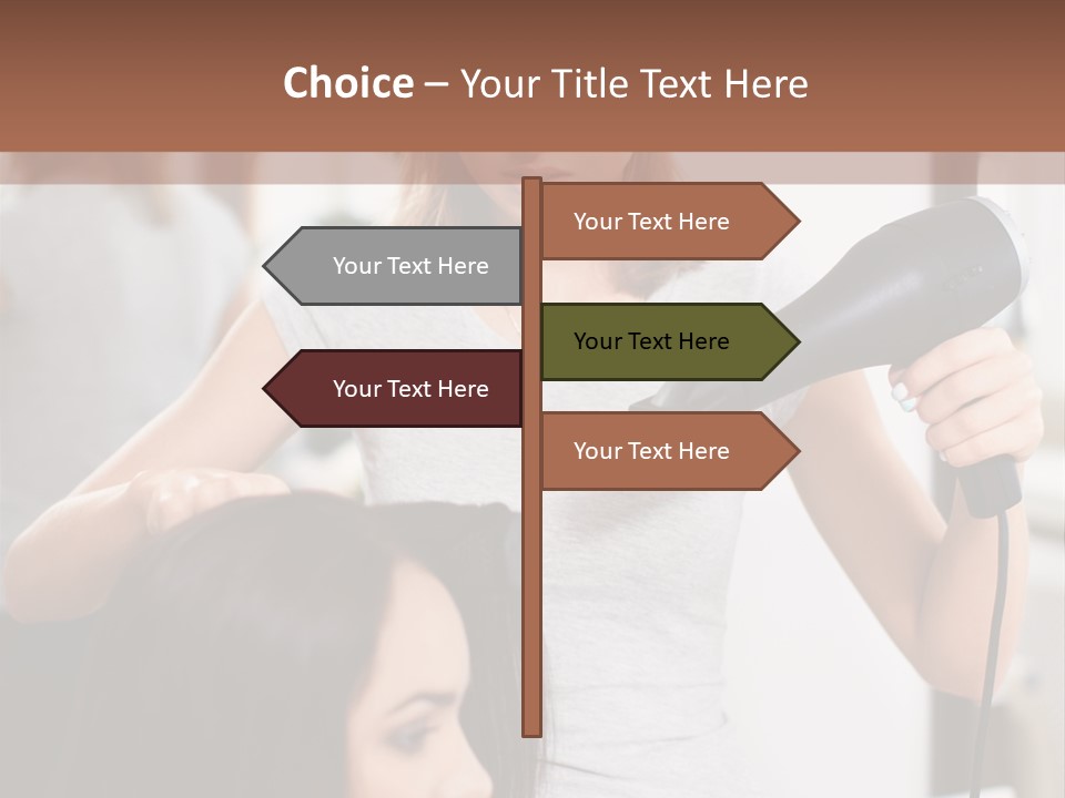 Woman Care Barbershop PowerPoint Template