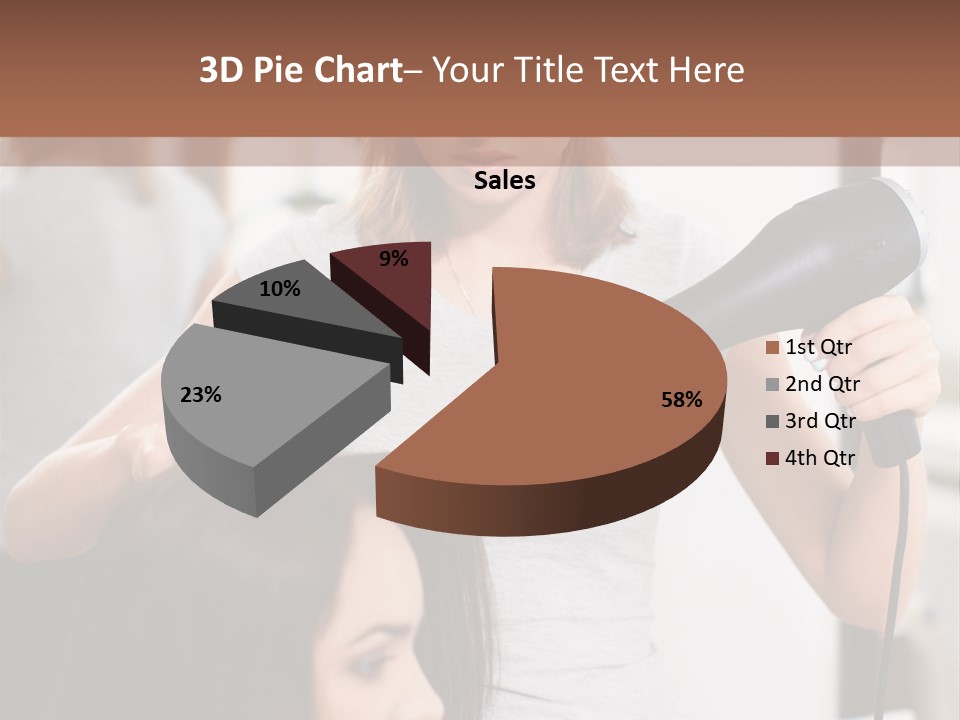 Woman Care Barbershop PowerPoint Template