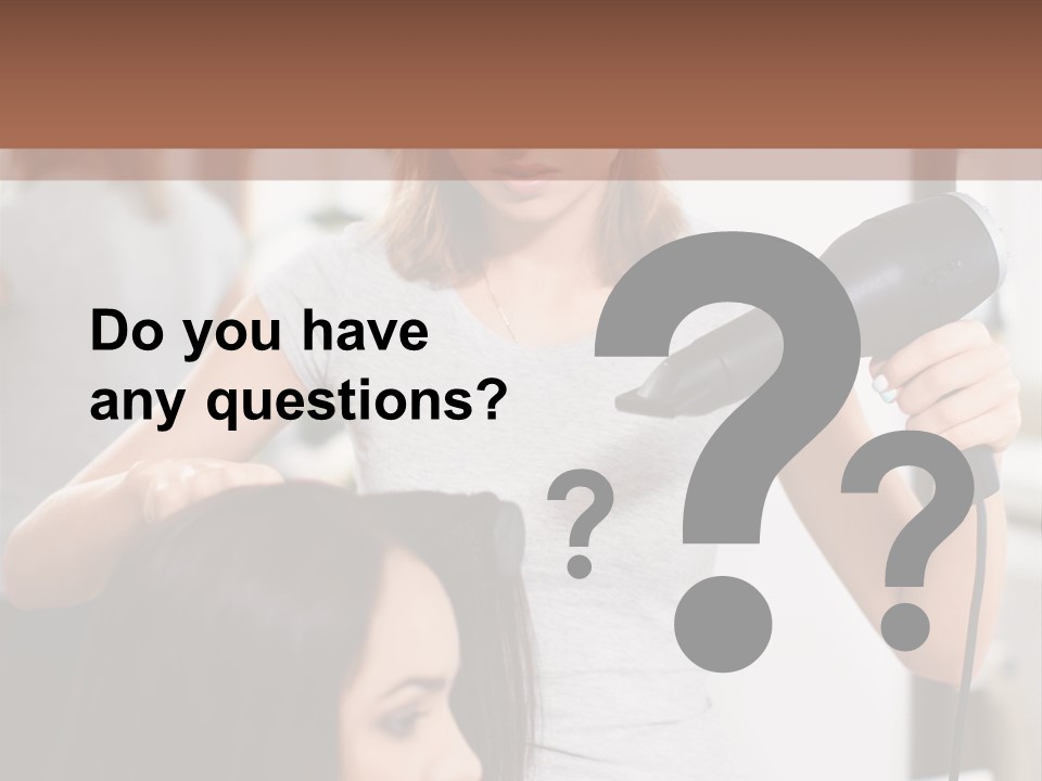 Woman Care Barbershop PowerPoint Template