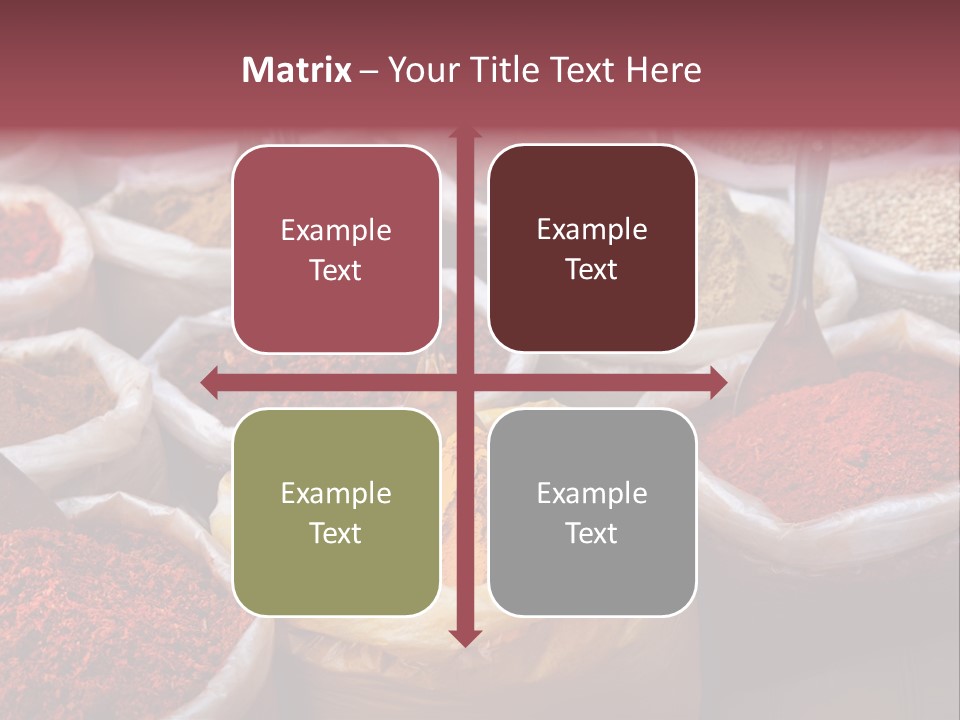 Powder Bazaar Gourmet PowerPoint Template