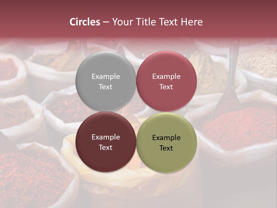 Powder Bazaar Gourmet PowerPoint Template