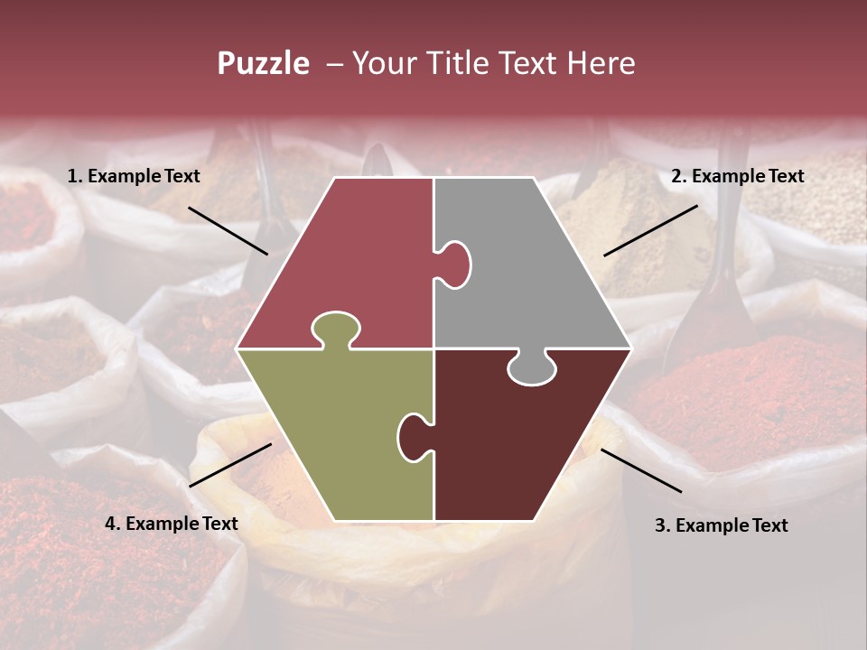 Powder Bazaar Gourmet PowerPoint Template