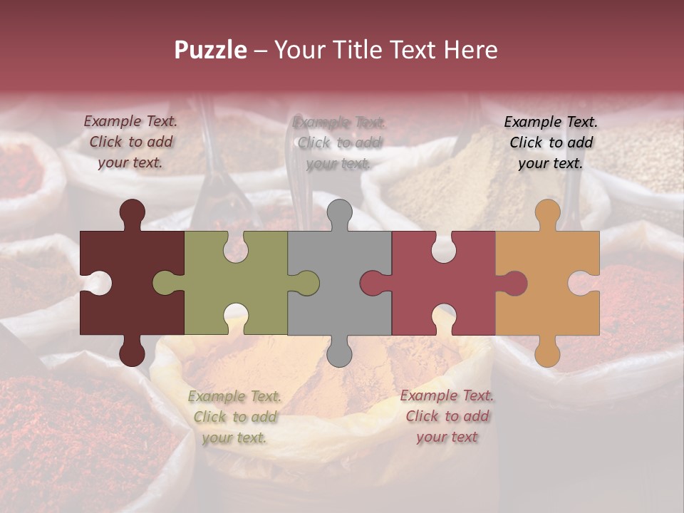 Powder Bazaar Gourmet PowerPoint Template