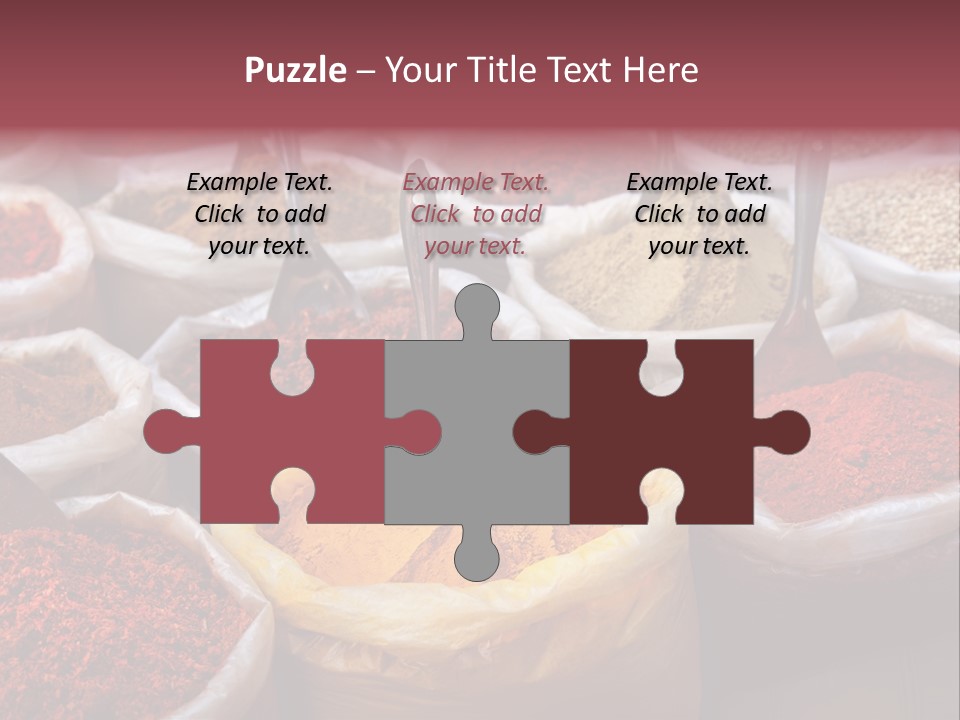 Powder Bazaar Gourmet PowerPoint Template