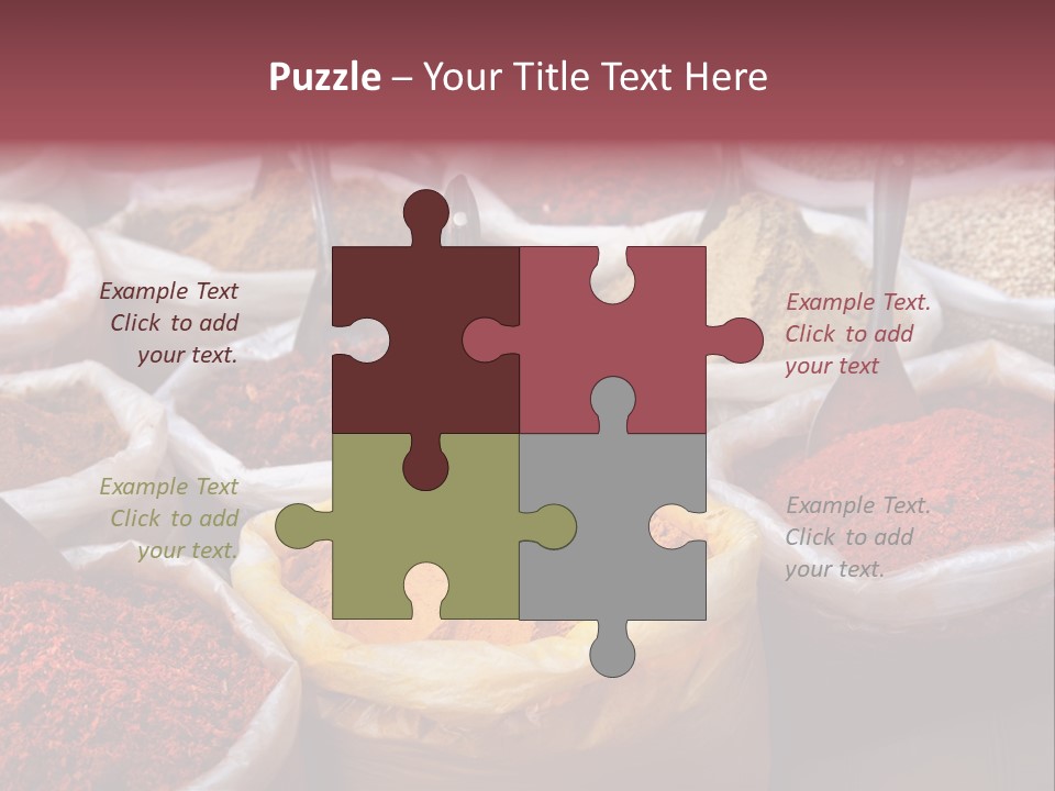 Powder Bazaar Gourmet PowerPoint Template