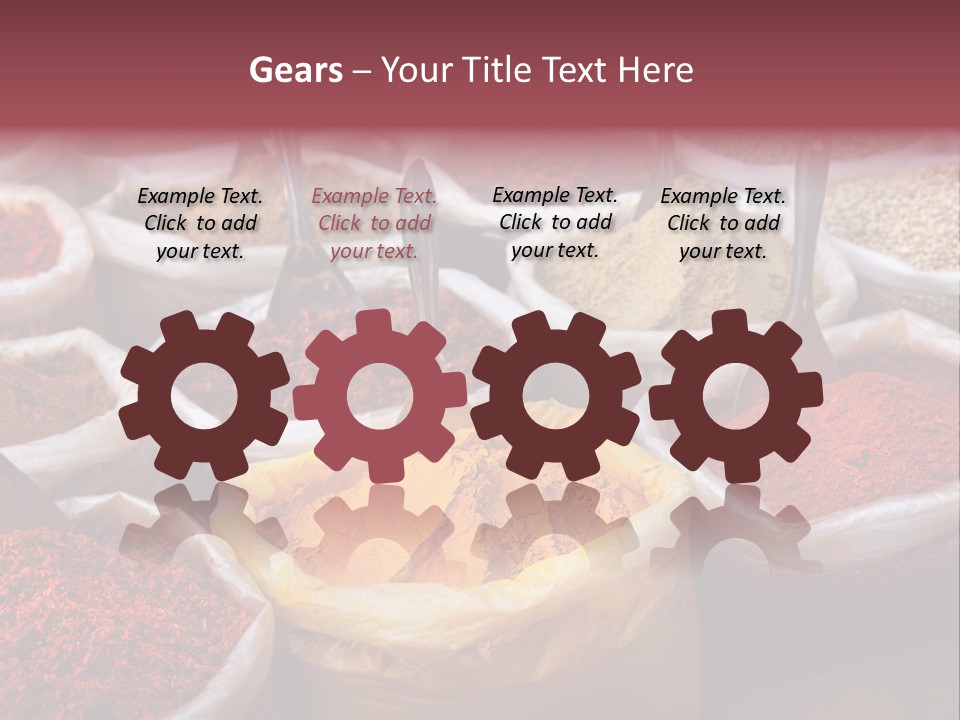 Powder Bazaar Gourmet PowerPoint Template