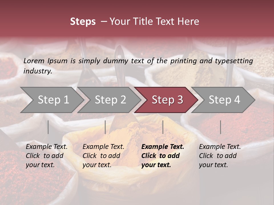Powder Bazaar Gourmet PowerPoint Template