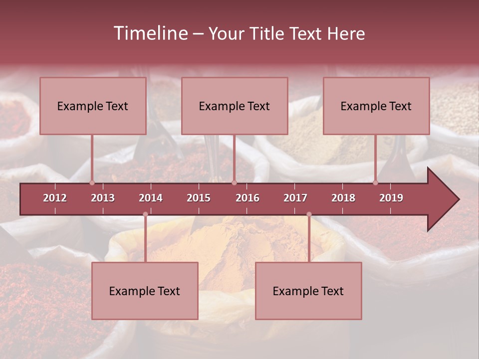 Powder Bazaar Gourmet PowerPoint Template