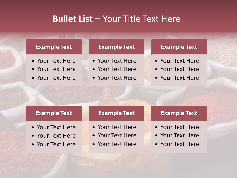 Powder Bazaar Gourmet PowerPoint Template