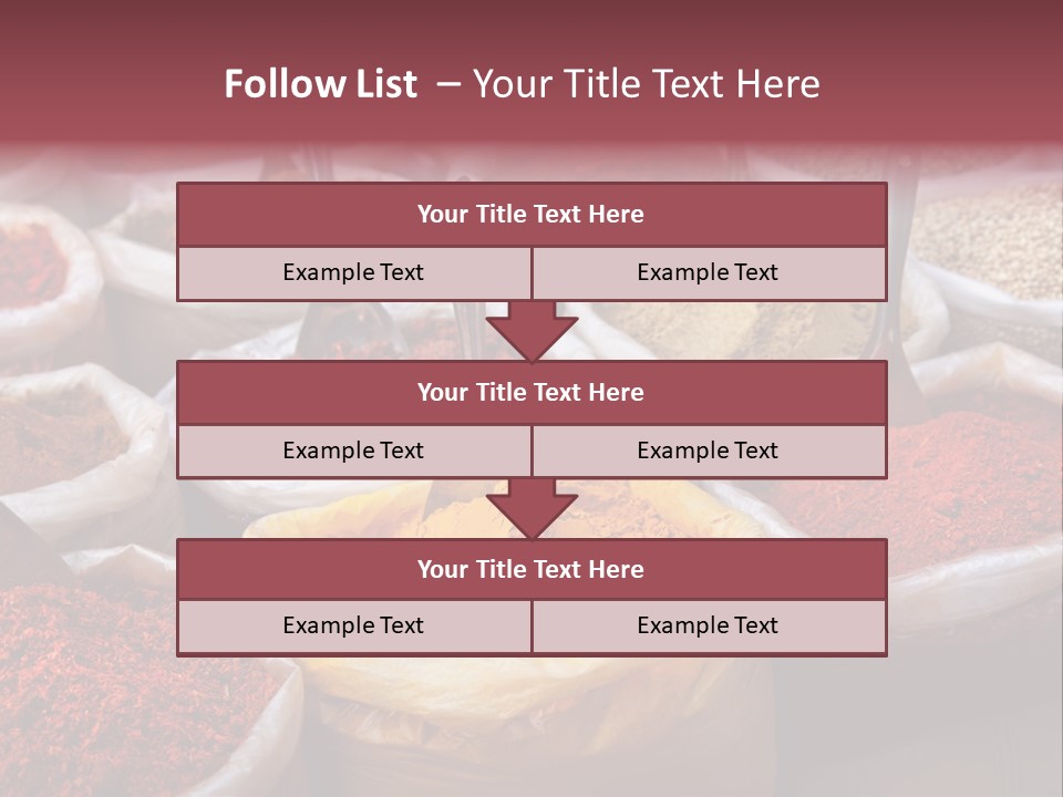 Powder Bazaar Gourmet PowerPoint Template