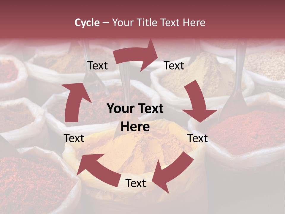 Powder Bazaar Gourmet PowerPoint Template