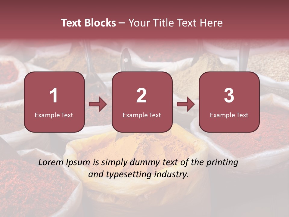 Powder Bazaar Gourmet PowerPoint Template