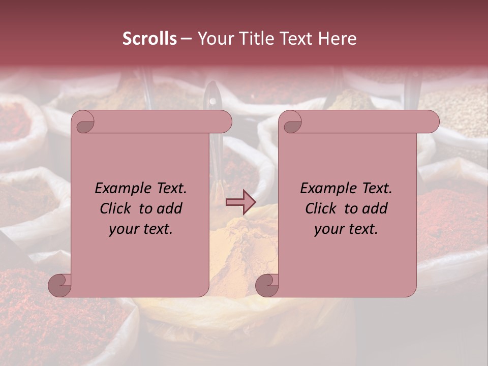 Powder Bazaar Gourmet PowerPoint Template