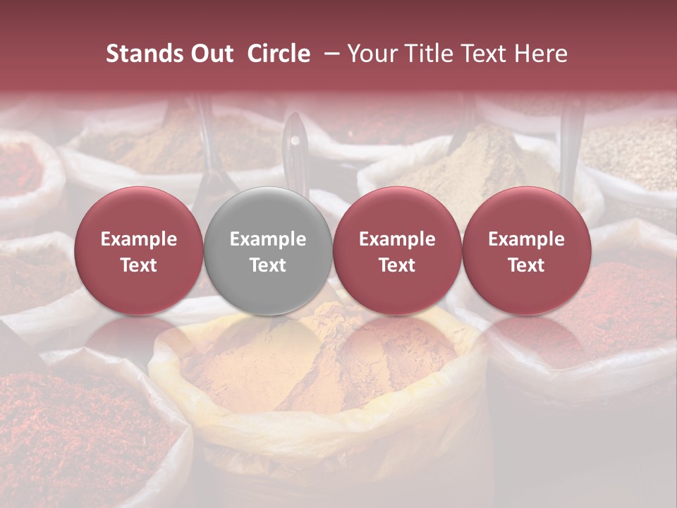 Powder Bazaar Gourmet PowerPoint Template