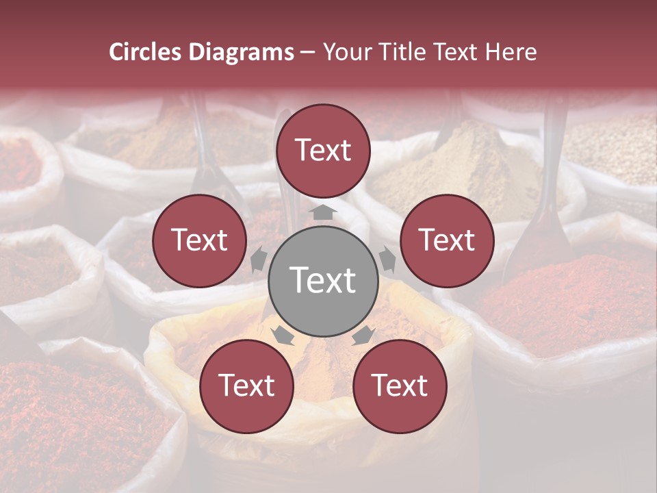 Powder Bazaar Gourmet PowerPoint Template