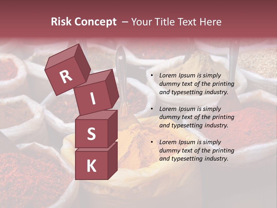 Powder Bazaar Gourmet PowerPoint Template