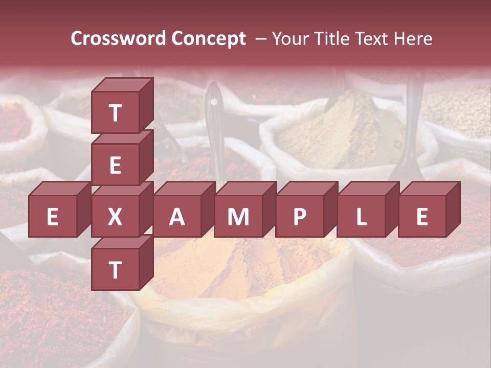 Powder Bazaar Gourmet PowerPoint Template