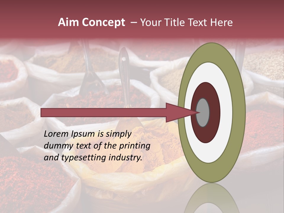 Powder Bazaar Gourmet PowerPoint Template