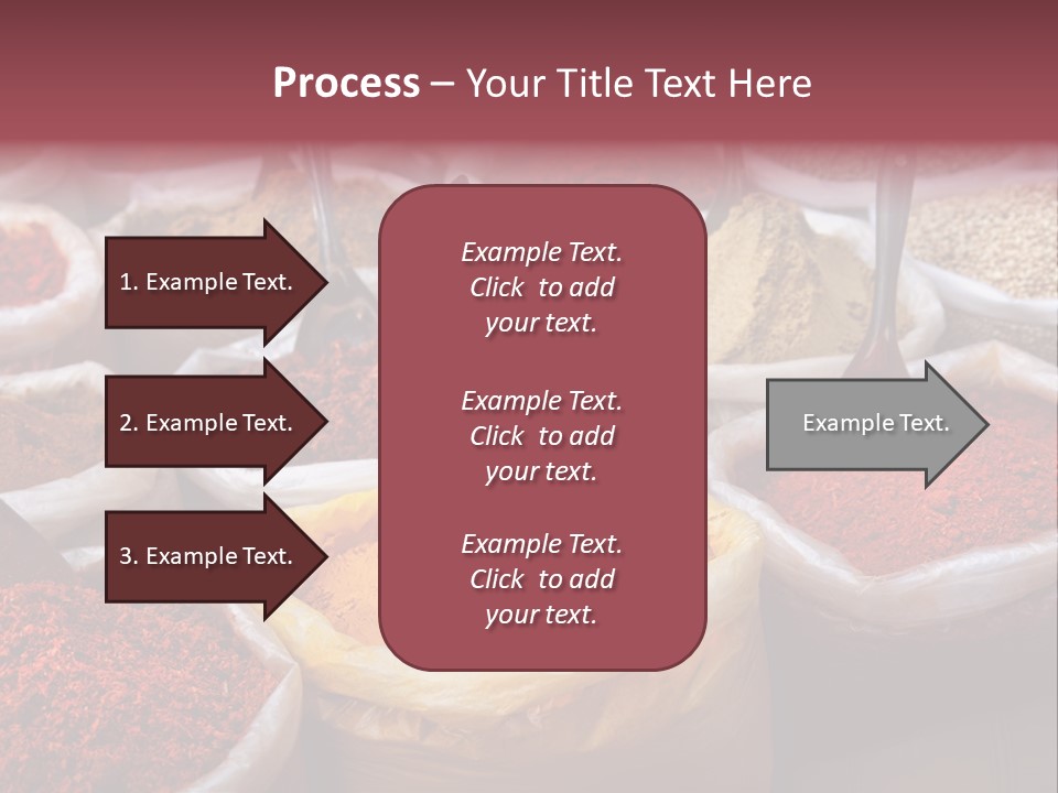 Powder Bazaar Gourmet PowerPoint Template