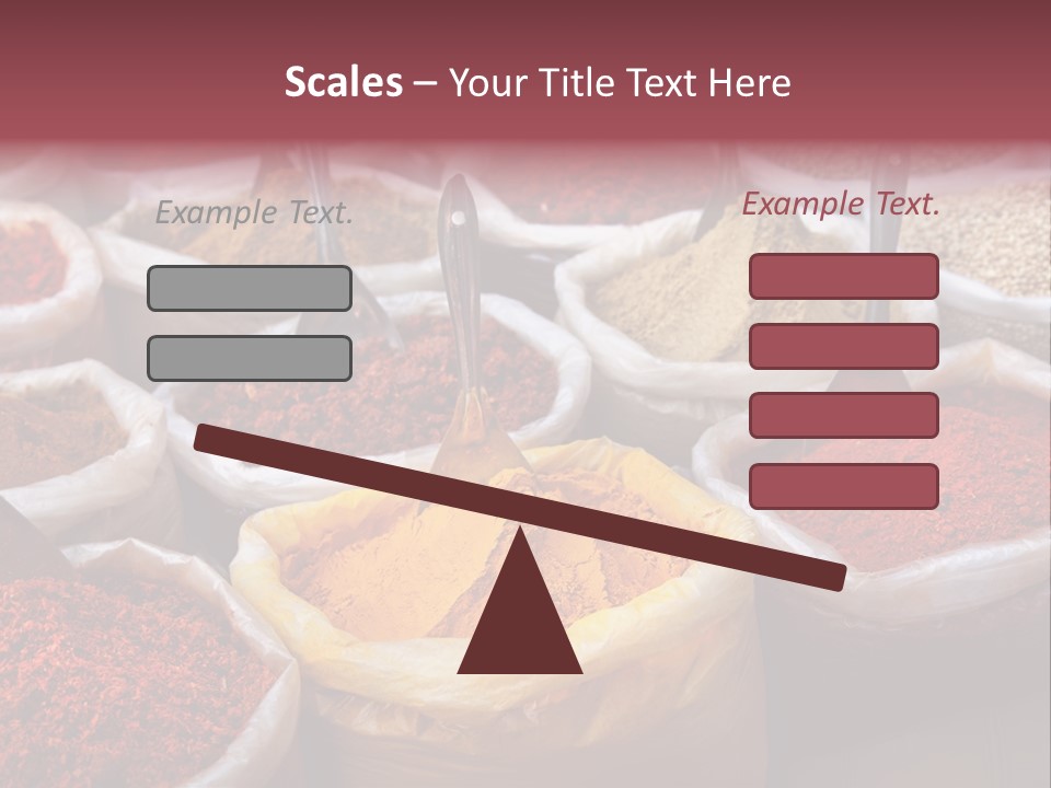 Powder Bazaar Gourmet PowerPoint Template