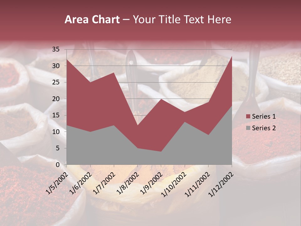 Powder Bazaar Gourmet PowerPoint Template
