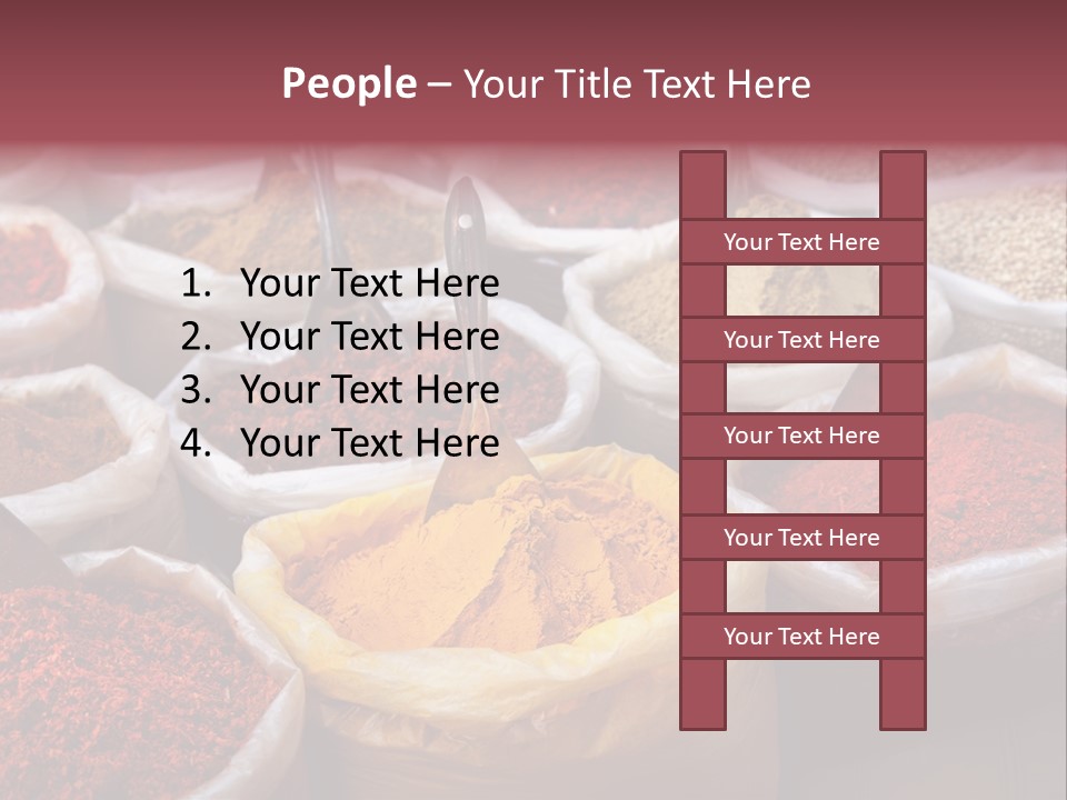 Powder Bazaar Gourmet PowerPoint Template