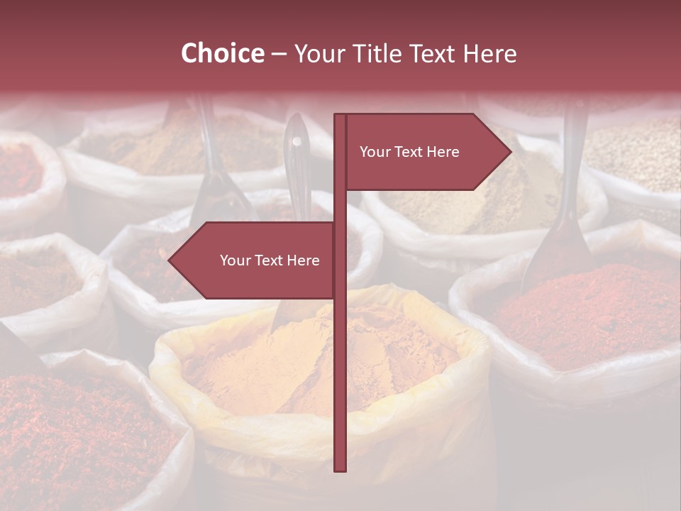 Powder Bazaar Gourmet PowerPoint Template