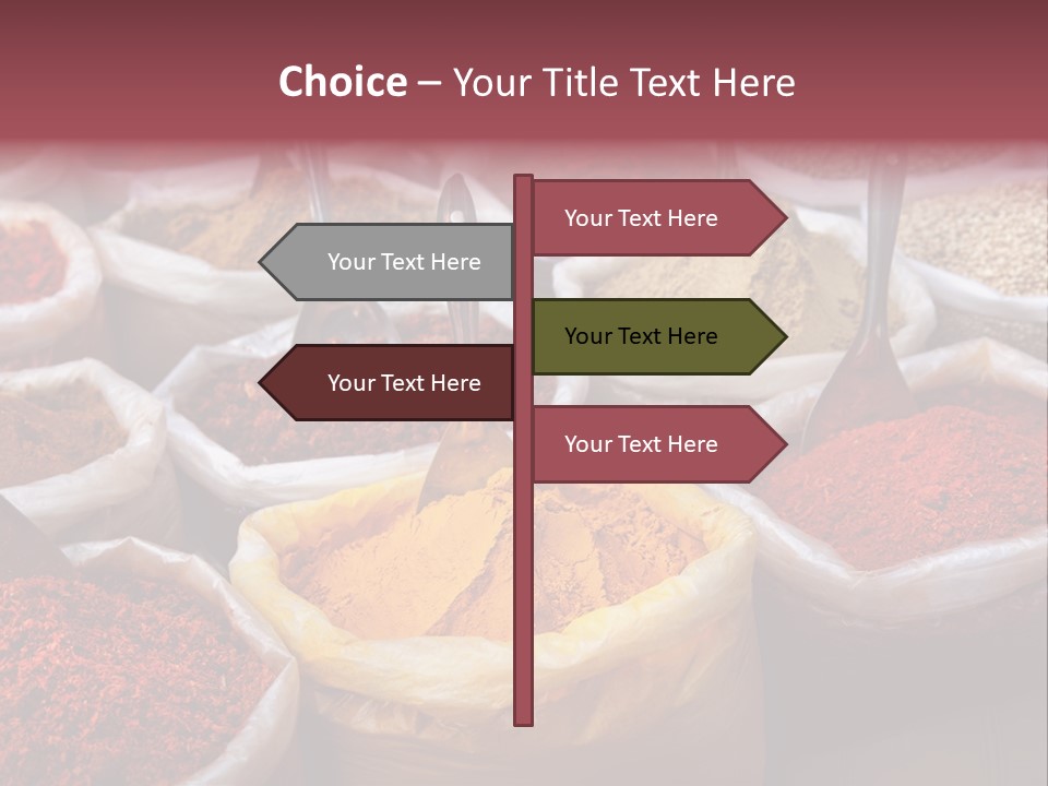 Powder Bazaar Gourmet PowerPoint Template