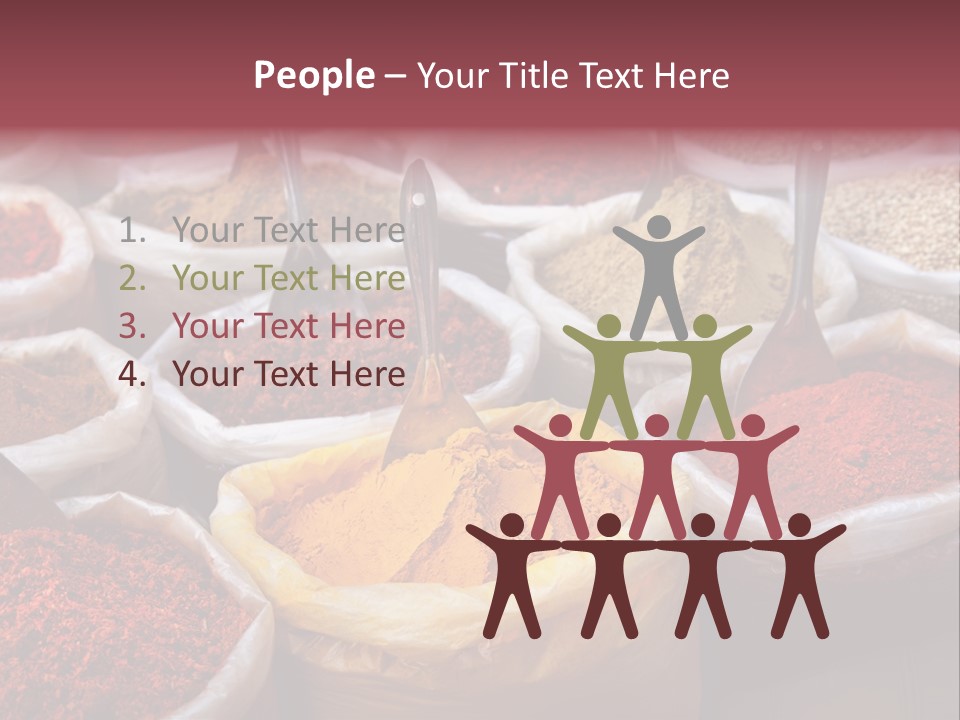 Powder Bazaar Gourmet PowerPoint Template