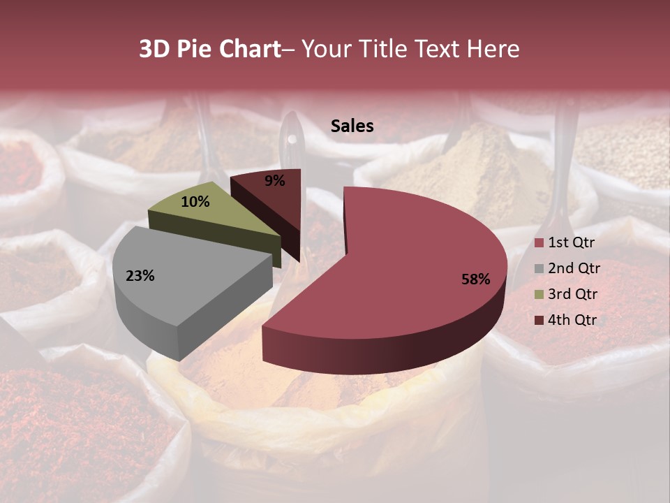 Powder Bazaar Gourmet PowerPoint Template