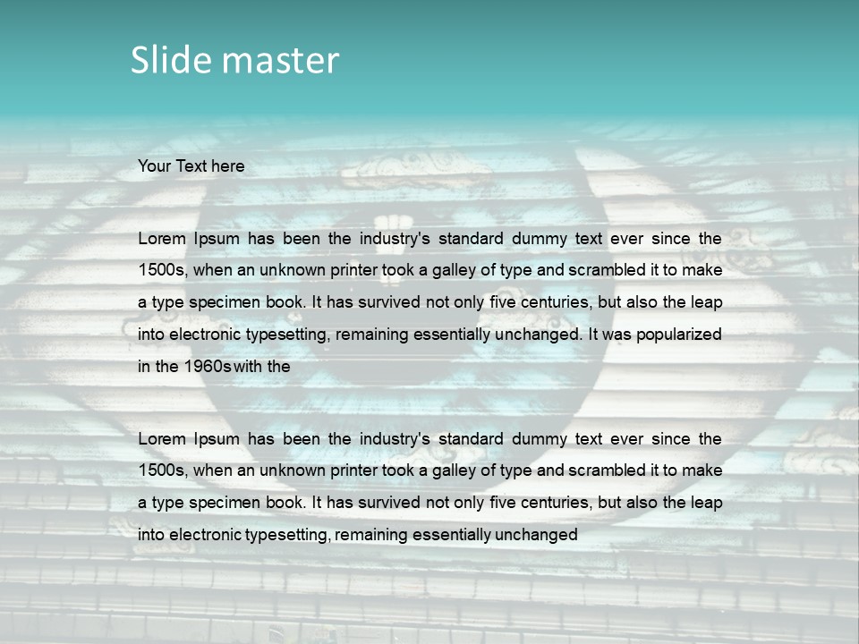 Colour Graffiti Tag PowerPoint Template