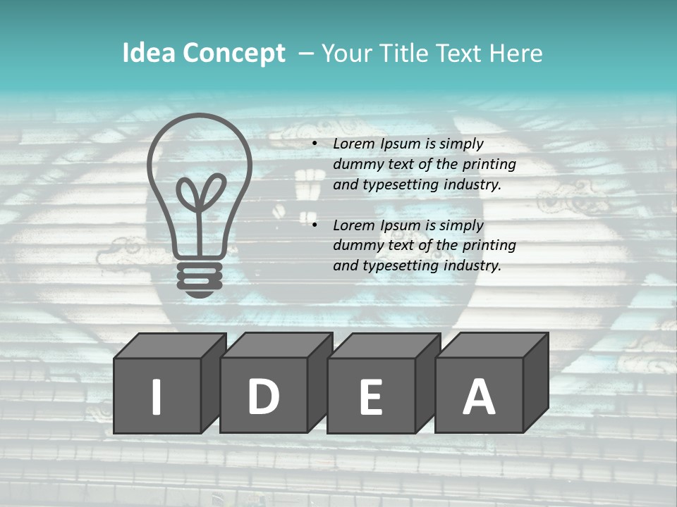 Colour Graffiti Tag PowerPoint Template