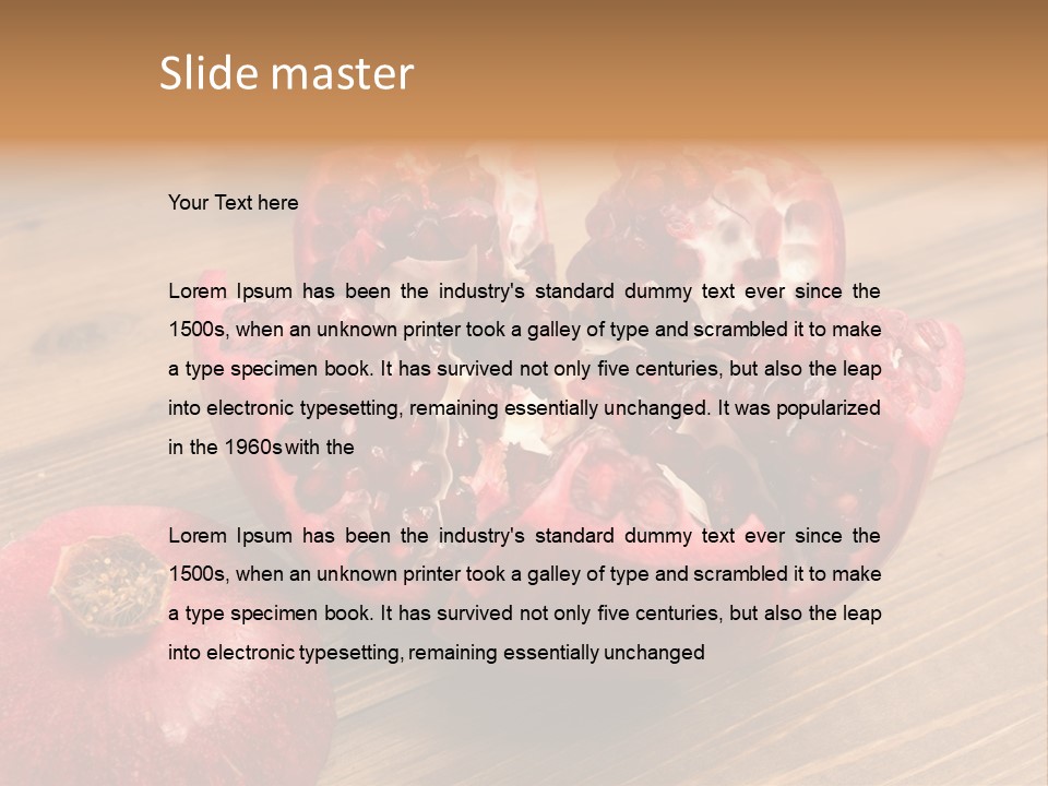 Closeup Juice Nobody PowerPoint Template
