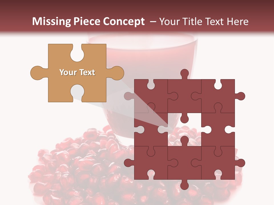 Closeup Superfruit Drink PowerPoint Template