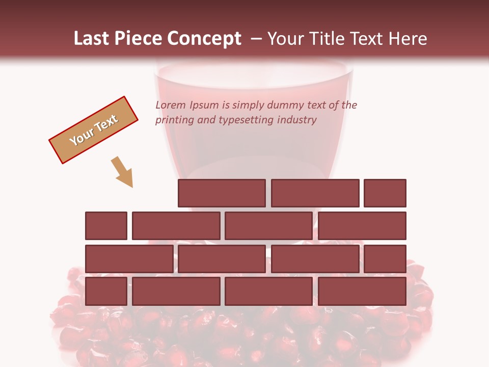 Closeup Superfruit Drink PowerPoint Template