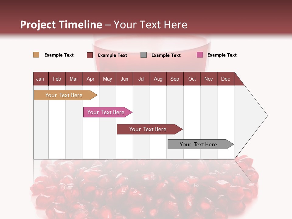 Closeup Superfruit Drink PowerPoint Template
